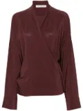 Philosophy Di Lorenzo Serafini wrap blouse - Red