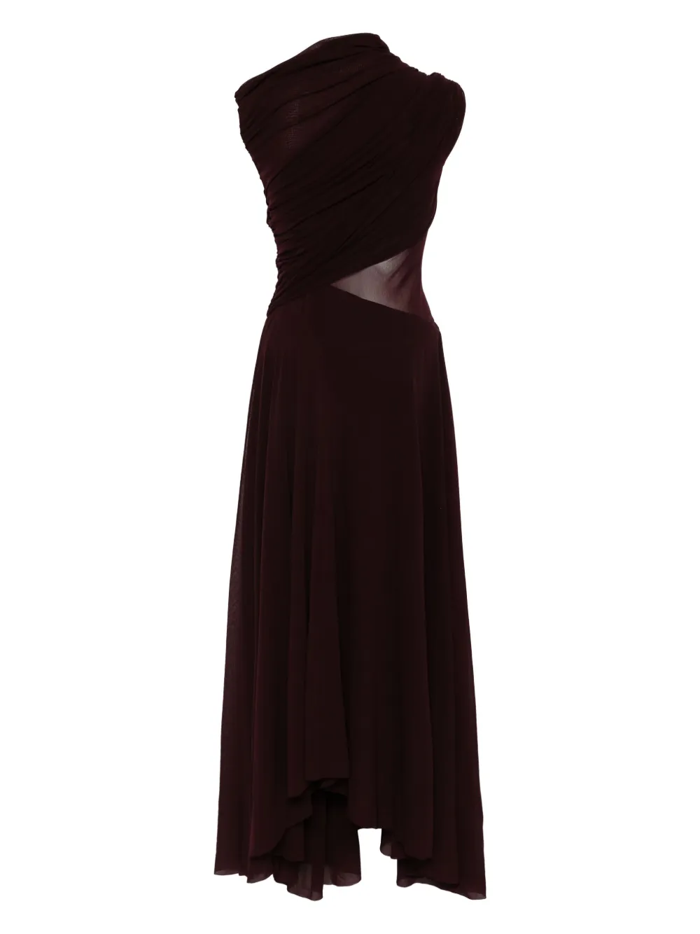 Philosophy Di Lorenzo Serafini Asymmetrische maxi-jurk - Rood