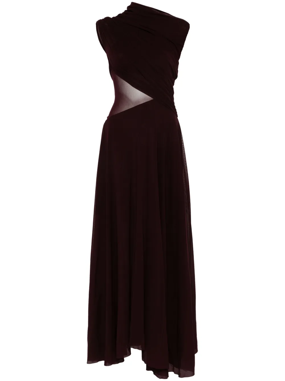 Philosophy Di Lorenzo Serafini Asymmetrische maxi-jurk Rood