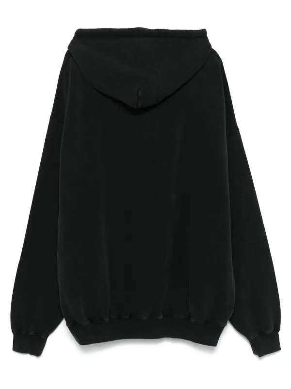 Martine Rose Dragon Print Hoodie Black FARFETCH AU