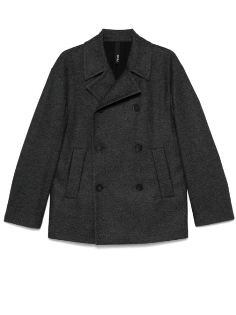 Hevo double-breasted peacoat