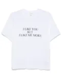 Victoria Beckham I Like You But I Like Me More T-shirt - White