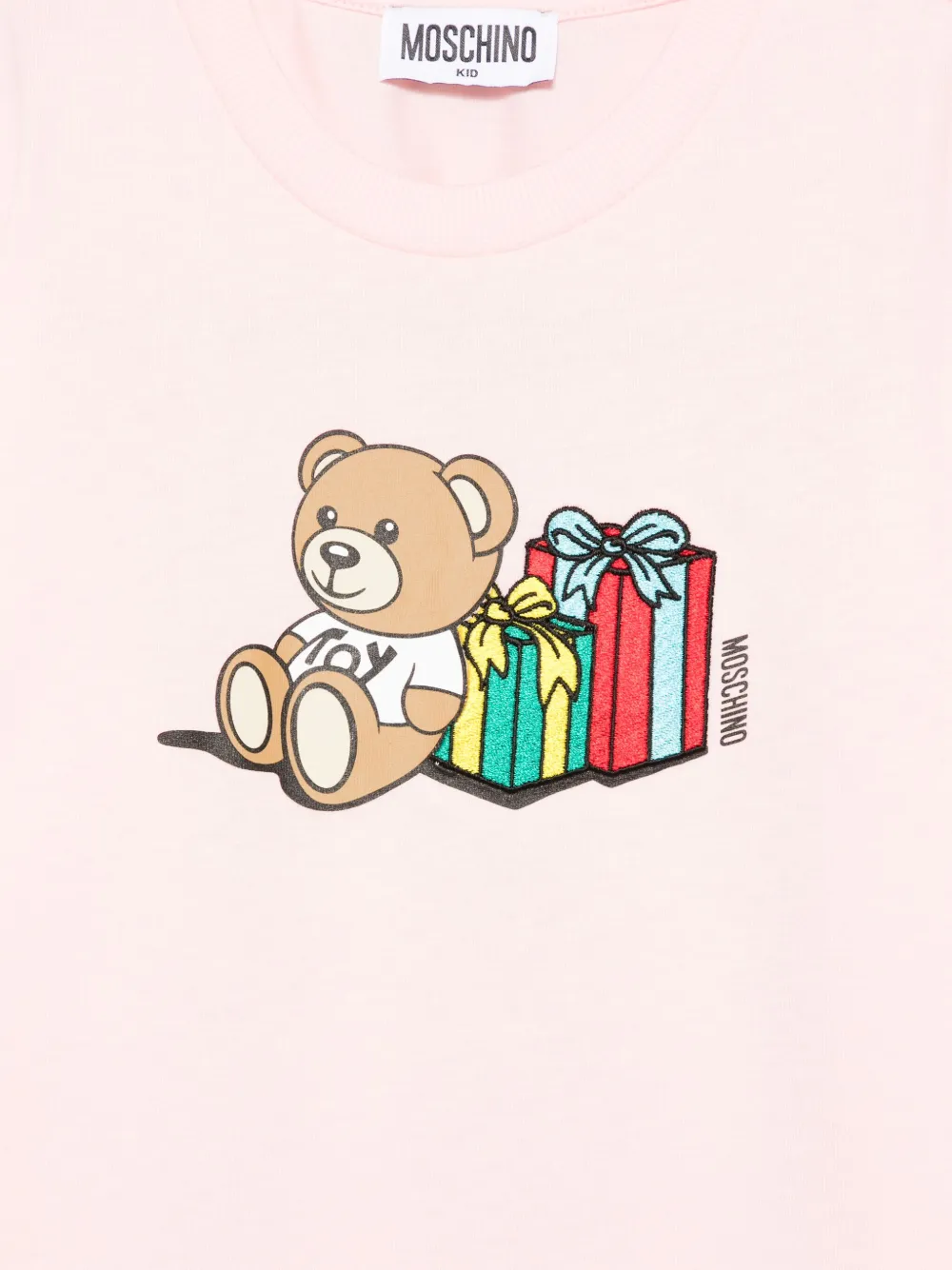Moschino Teddy Bear-print T-shirt In Pink