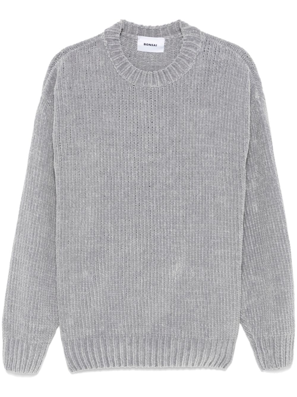 Bonsai chenille-texture sweater - Grey