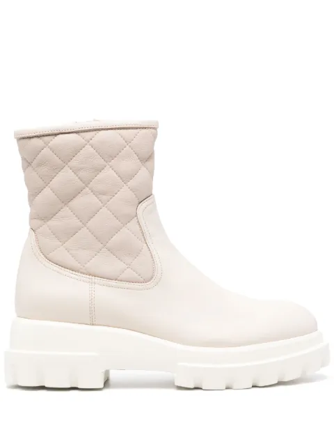 AGL 55mm chunky matelassé boots