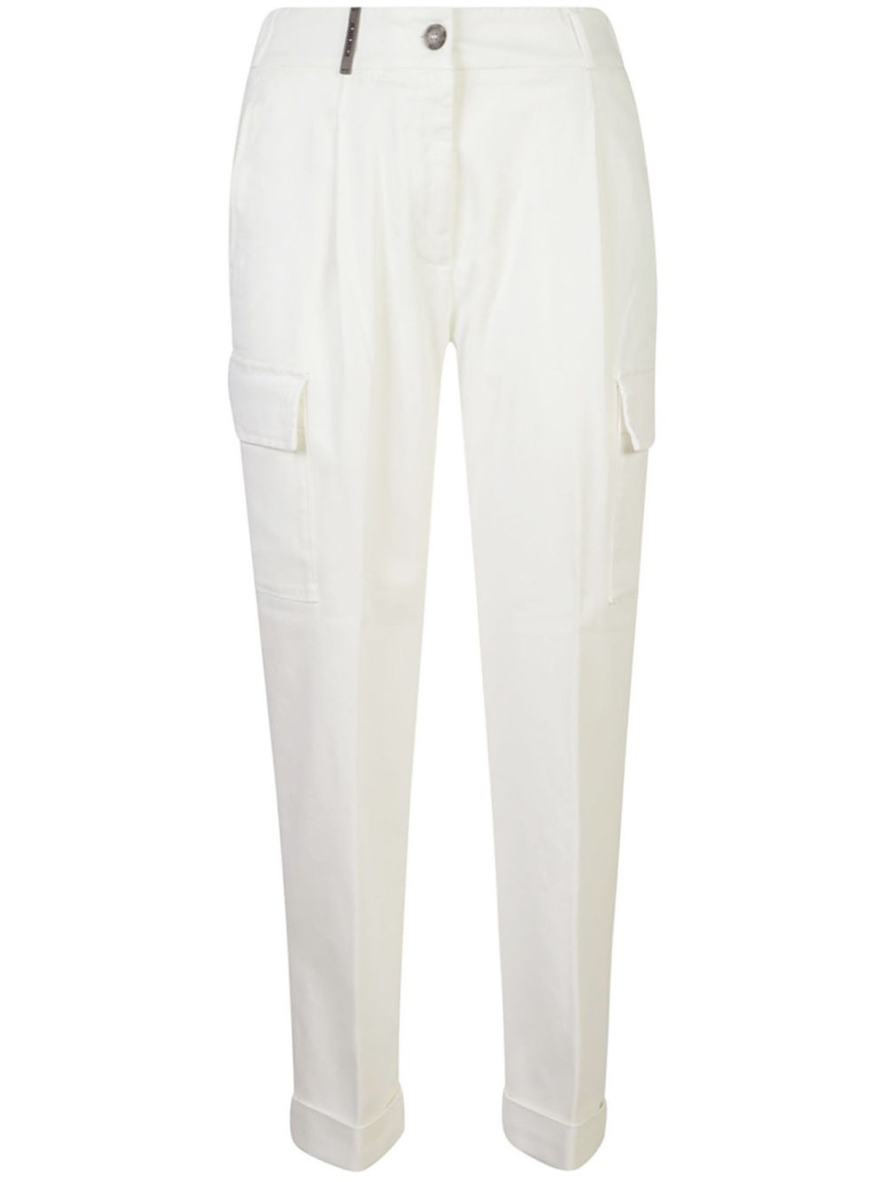 Peserico cargo-pocket twill trousers - White