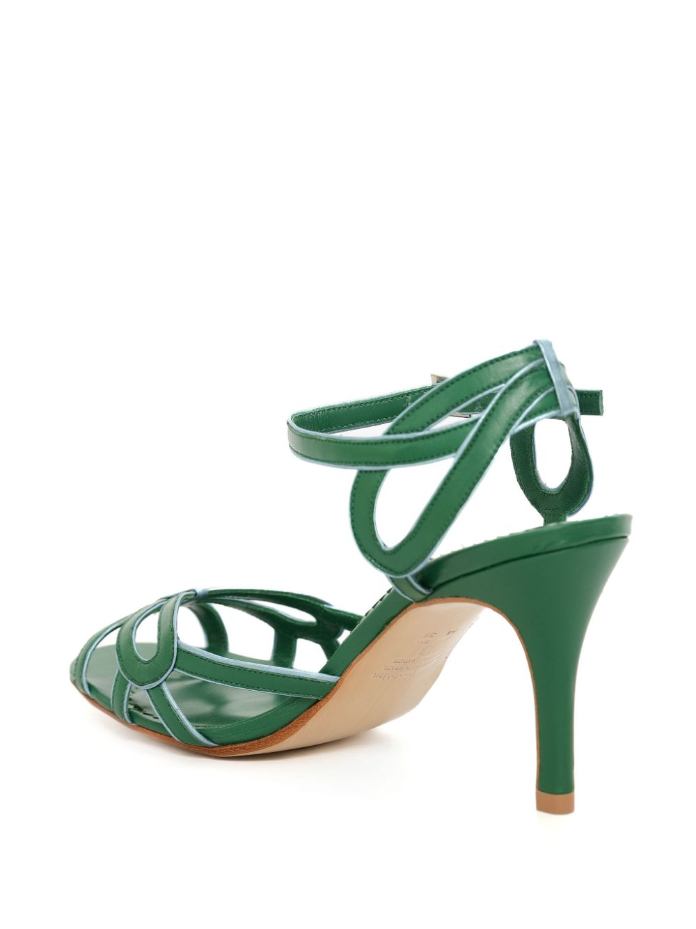 Sarah Chofakian 75mm Iluka pumps Green