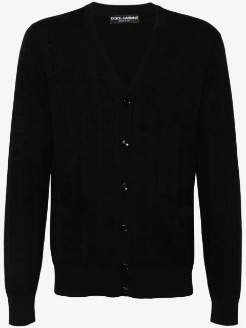 Dolce & Gabbana monogram-jacquard cardigan