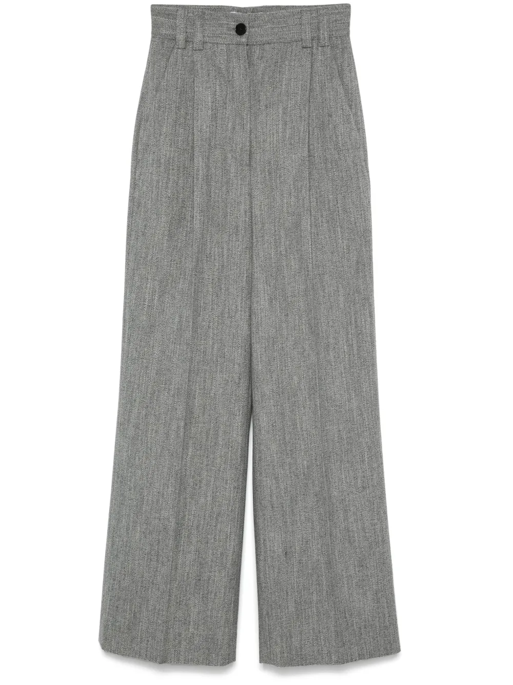 Lardini Broek met geplooid detail Grijs