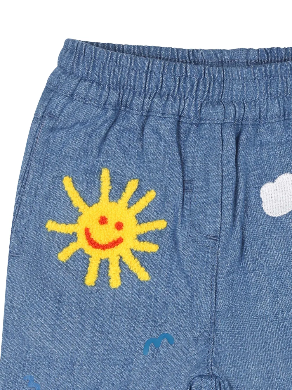 Stella McCartney Kids Jeans met Farmyard-applicatie Blauw