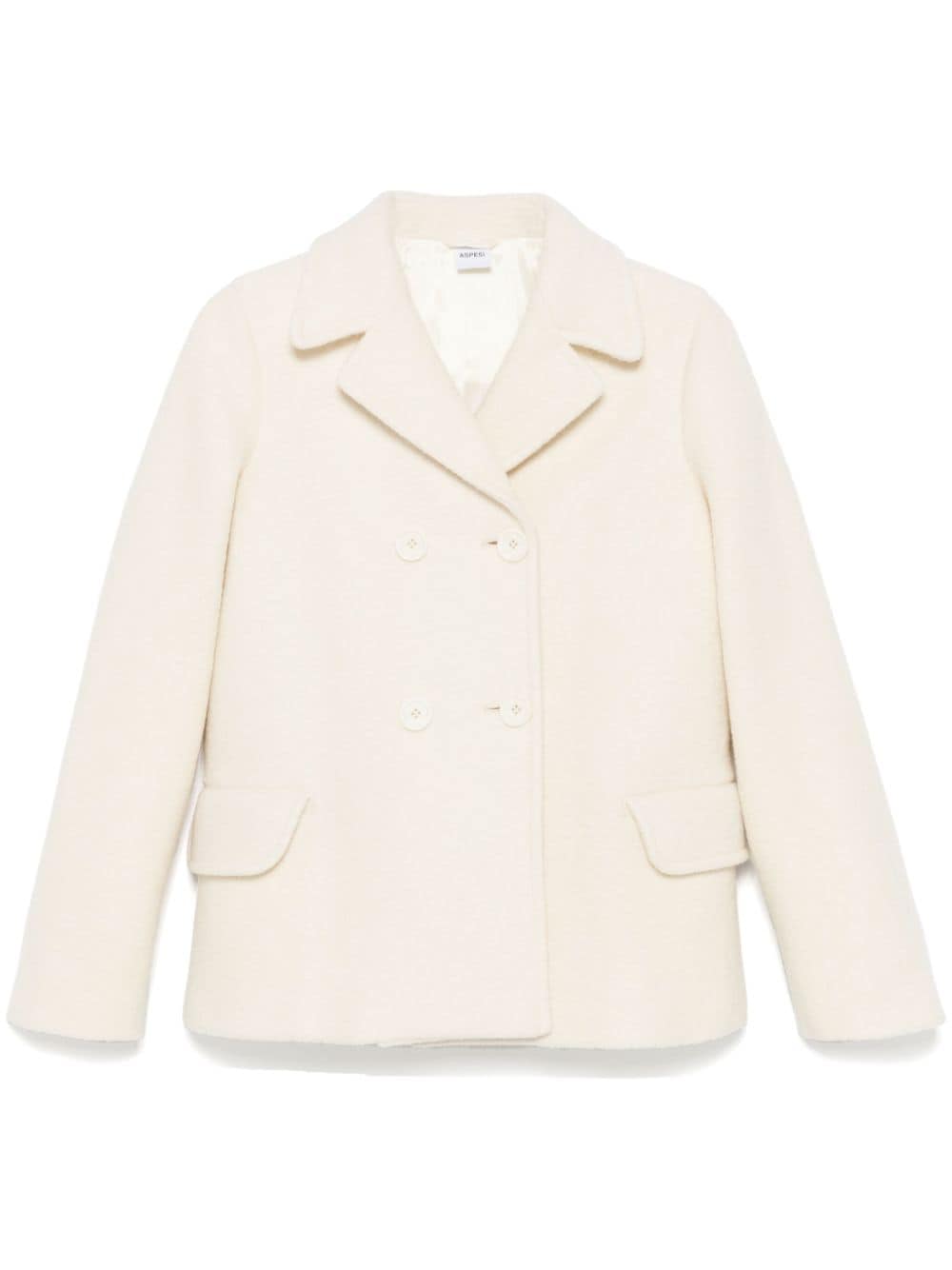 ASPESI bouclé jacket - White