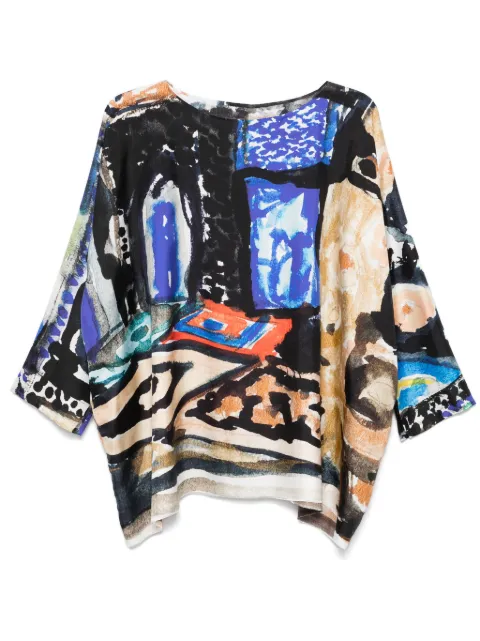 Daniela Gregis Blusa com estampa abstrata