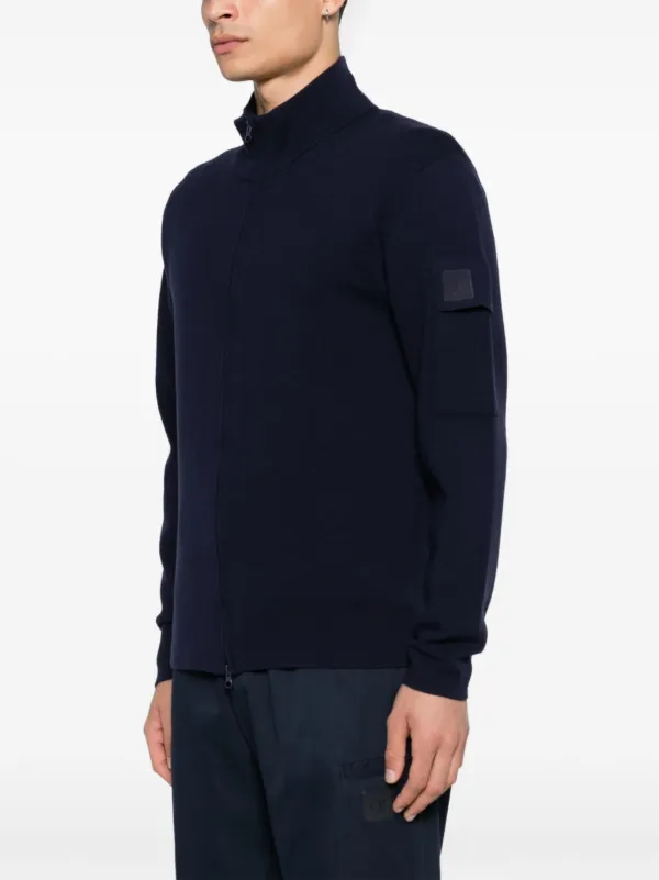 【送料&関税込】C.P. Company metropolis Series Cardigan C.P. Company The Metropolis Series zip-up Cardigan | Blue