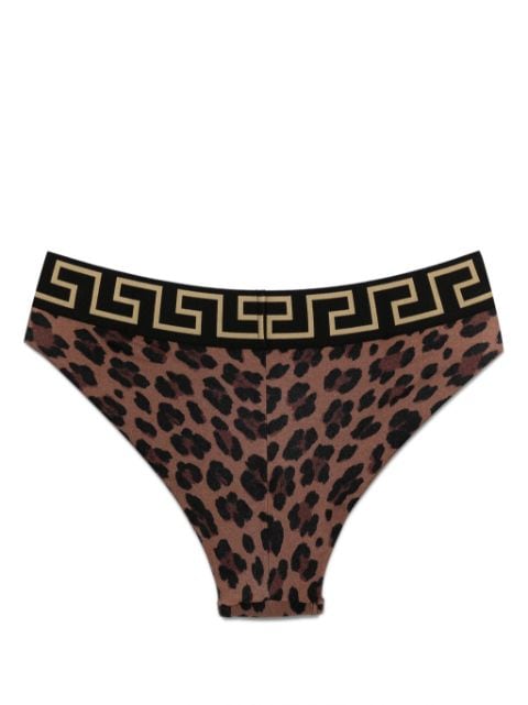 leopard-print bikini bottoms