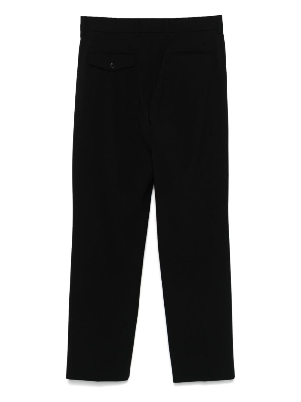 MSGM Broek met geplooid detail - Zwart