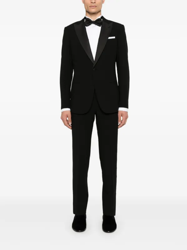 スーツ GIORGIO ARMANI set up suits black Giorgio Armani single-breasted Suit | Black | FARFETCH RO