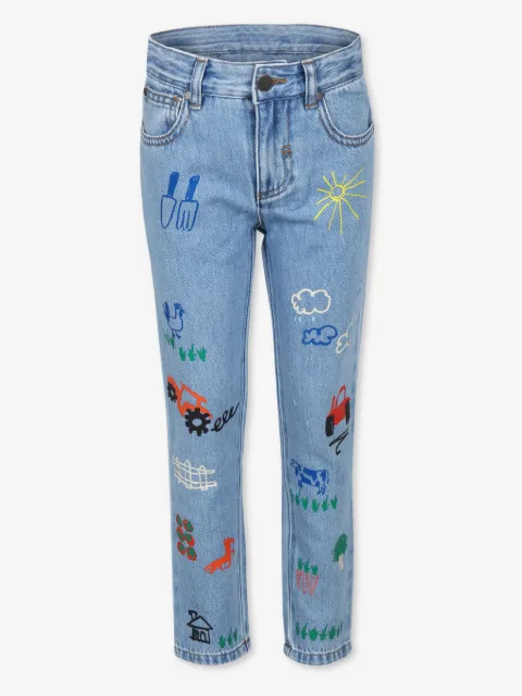 Stella McCartney Kids graphic-print jeans