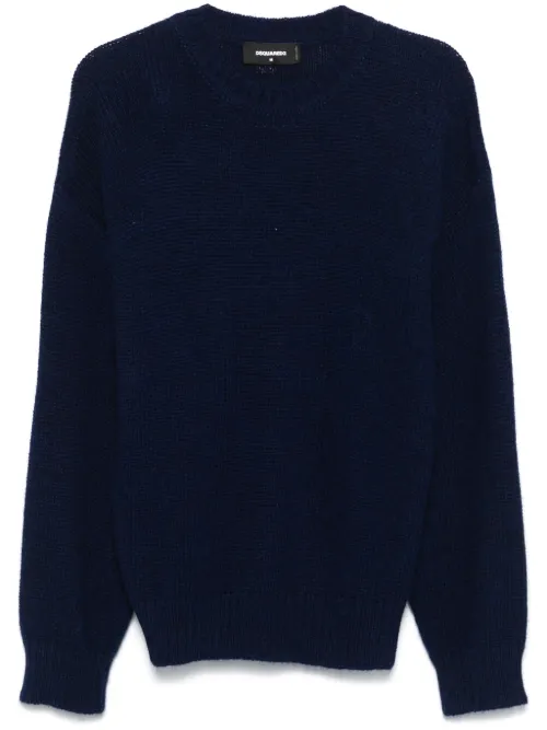 DSQUARED2 pull à col rond - Bleu - DSQUARED2 - Modalova