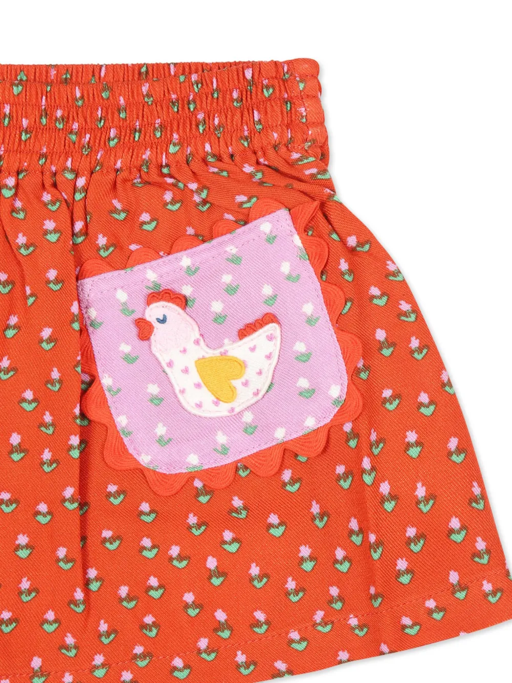 Stella McCartney Kids Rok met bloemenprint Rood