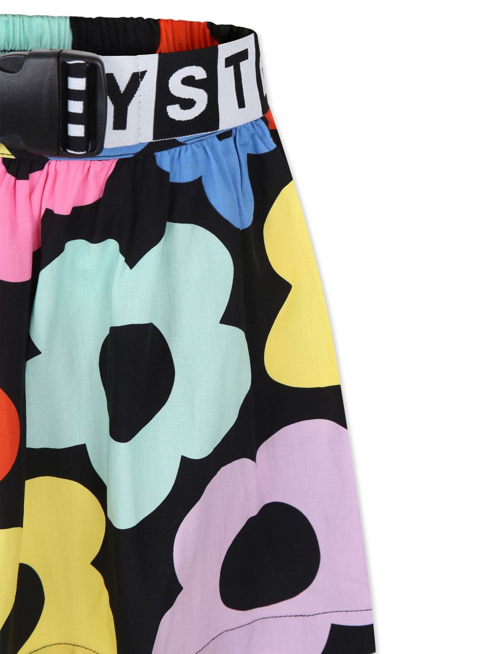 Stella McCartney Kids Rok met bloemenprint Zwart