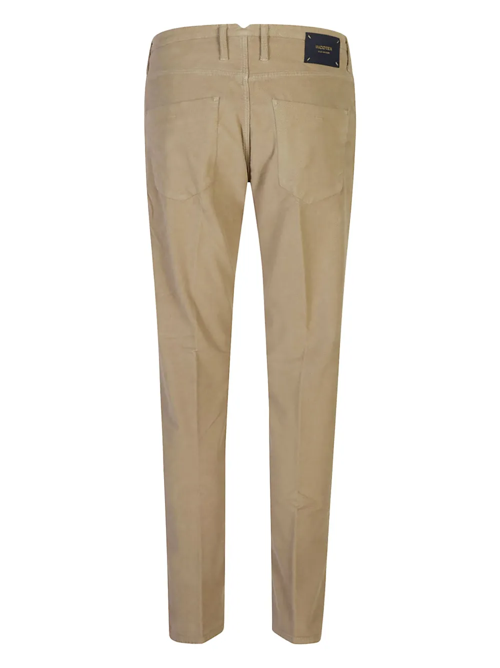 Incotex logo-patch skinny jeans - Bruin