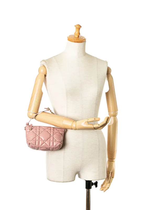 Christian Dior Pre Owned Petite Pochette DiorTravel Nomad En Cuir De Veau 2022 Rose FARFETCH CM