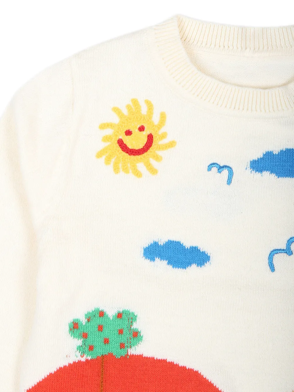 Stella McCartney Kids Trui met borduurwerk Wit