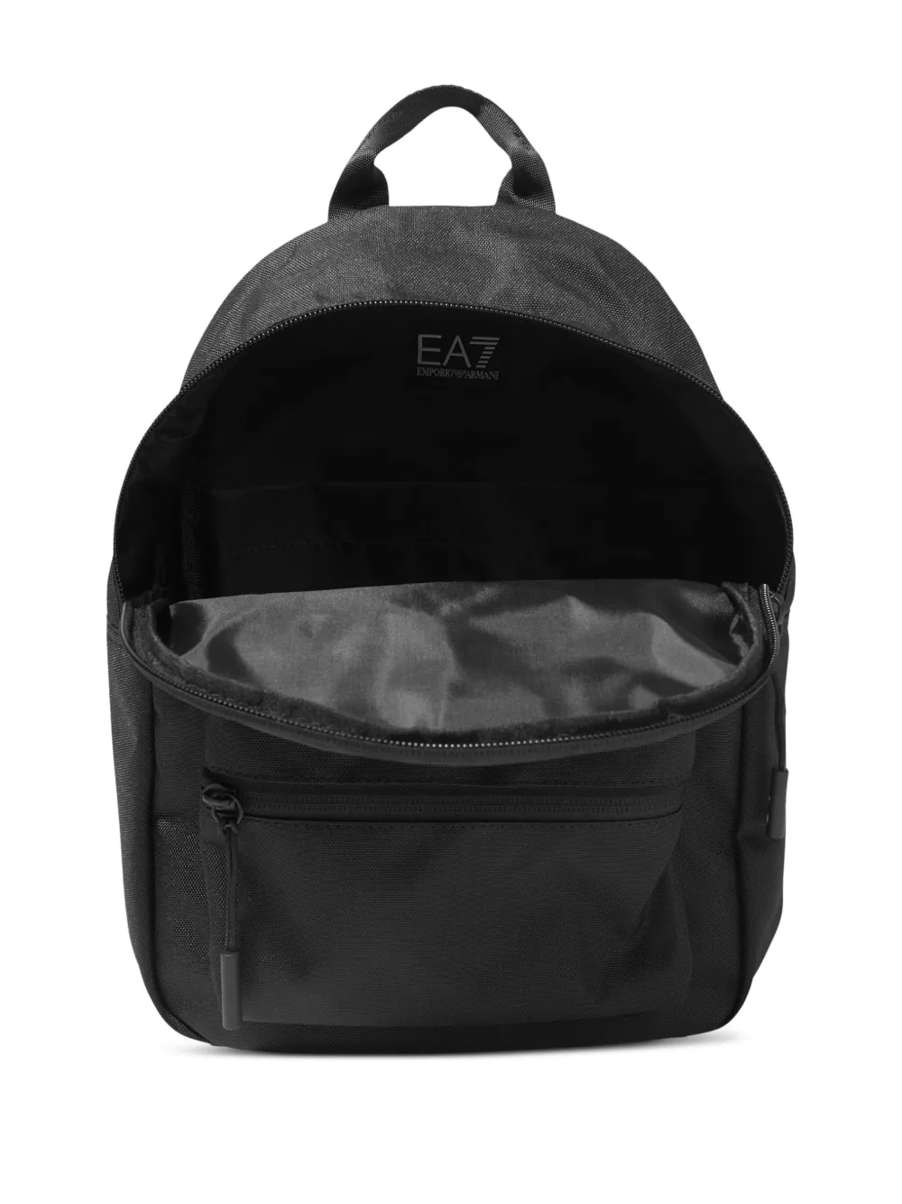 Emporio Armani Kids logo print Backpack Black FARFETCH