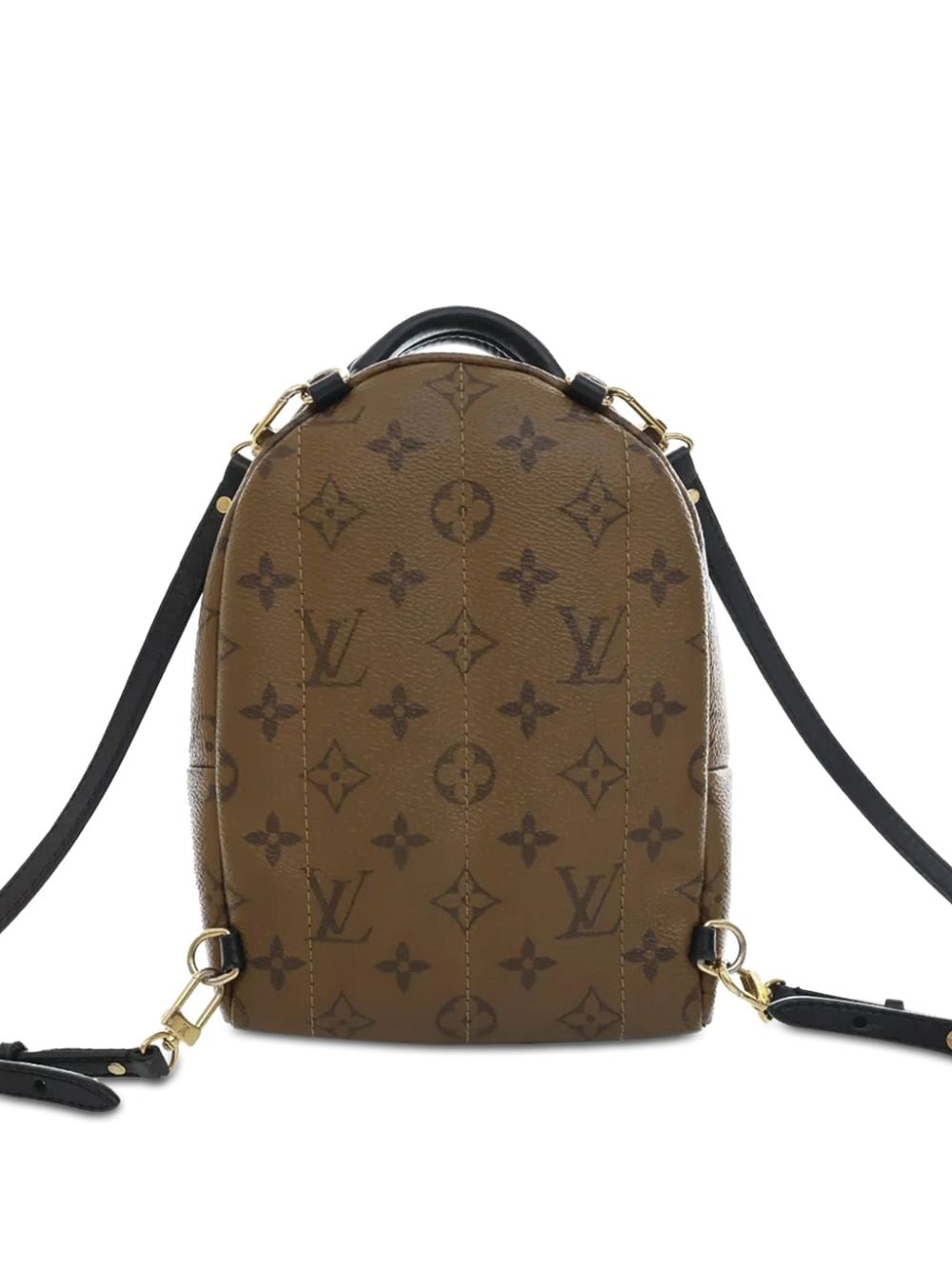 Louis Vuitton Pre-Owned 2018 Palm Springs PM rugzak met omgekeerde monogram-print - Bruin