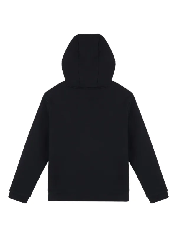 Emporio Armani Kids Logo Hoodie Black FARFETCH AZ