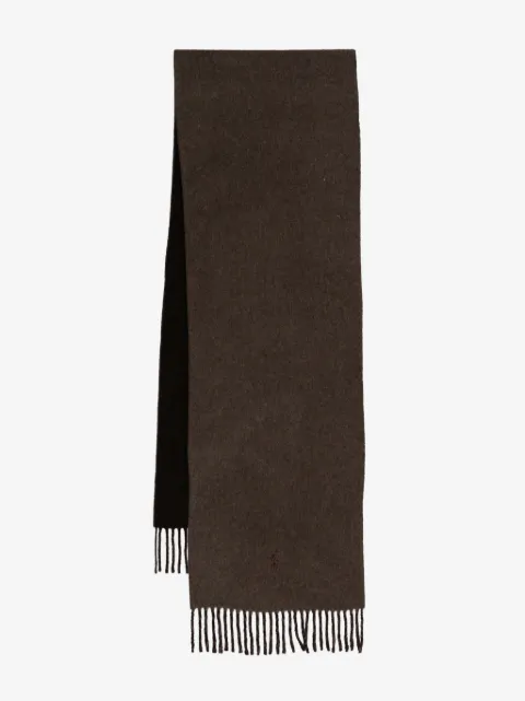 Polo Ralph Lauren fringed logo-print scarf