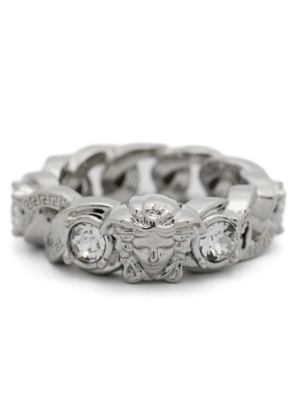 Versace Medusa Head motif Ring Silver FARFETCH SG