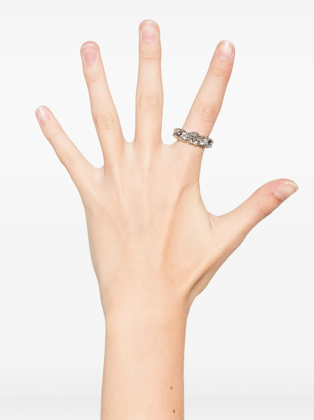 Versace Medusa Head-motif ring - Zilver