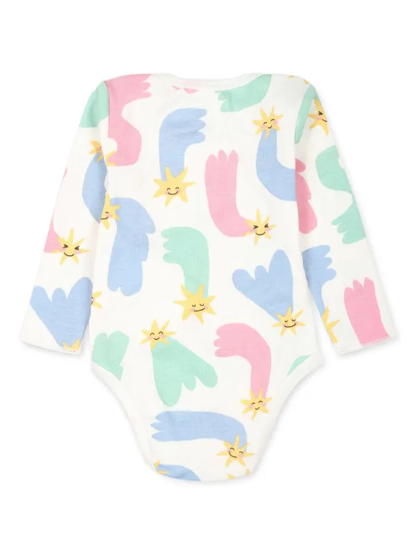 STELLA MCCARTNEY  プリントデザインボディスーツ　Sサイズ Stella McCartney Kids グラフィック ボディスーツ | ホワイト