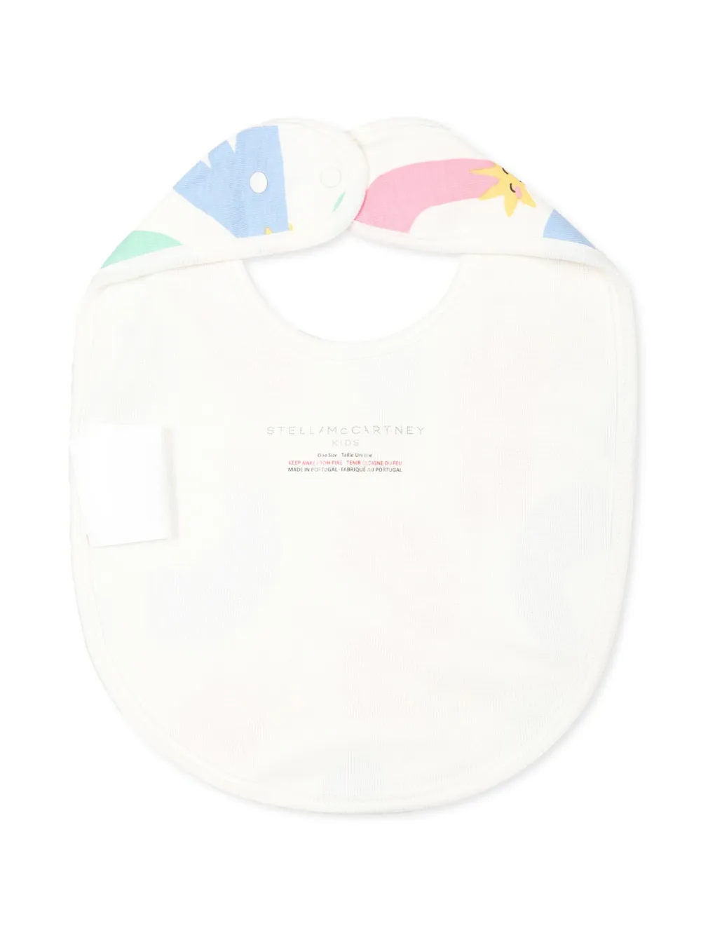 Stella McCartney Kids Slabbetje met grafische print Wit