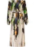 Silvia Tcherassi Kalani midi dress - Neutrals