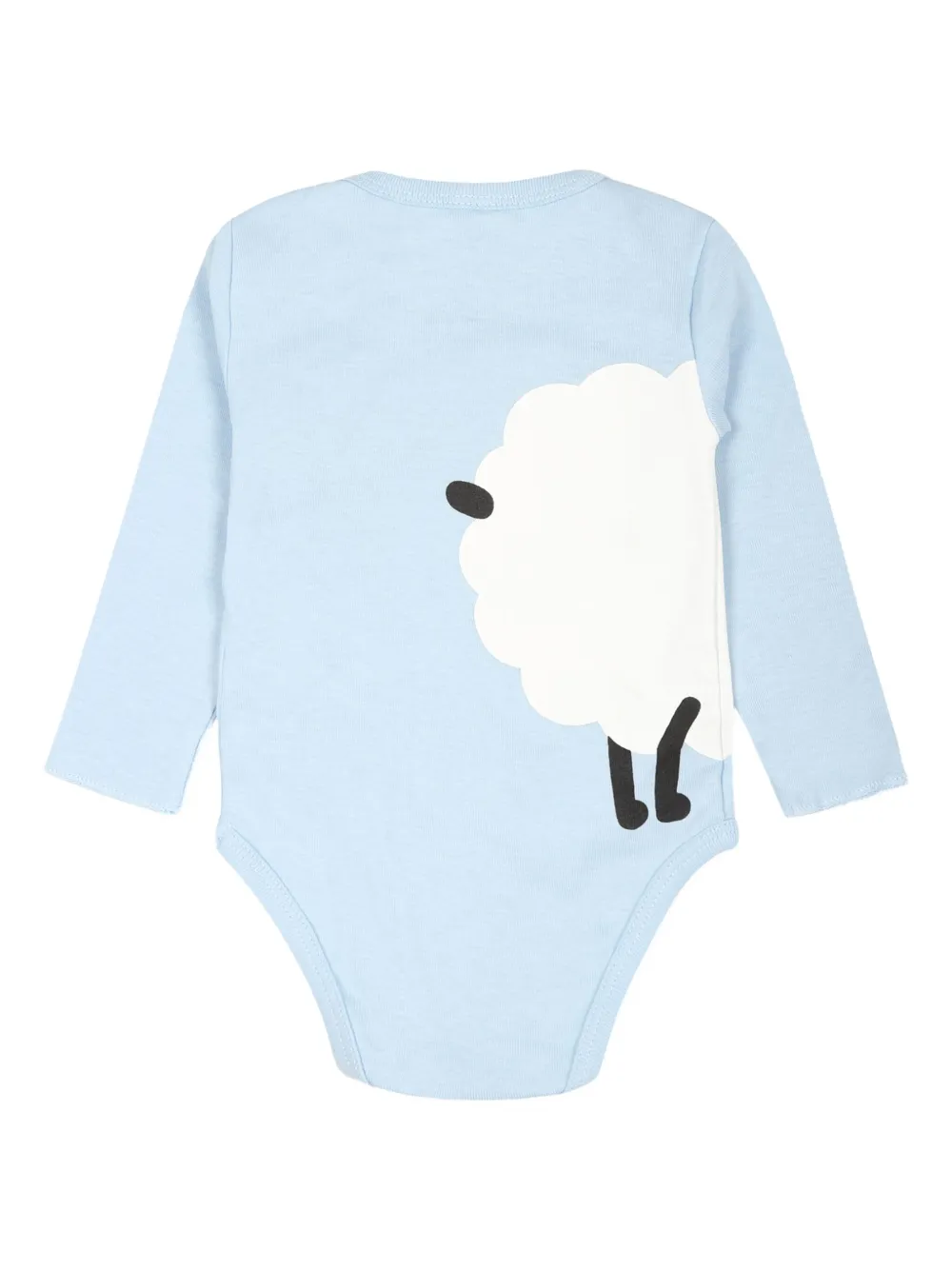 Stella Mccartney Sheep-print Bodies (set Of Two) In White