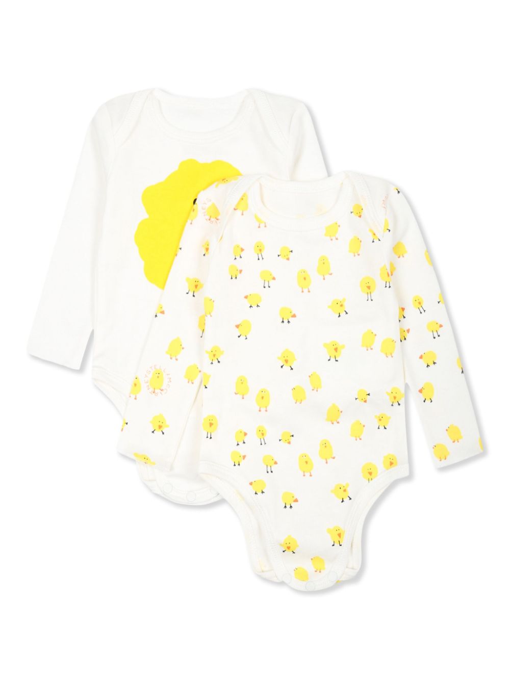 Stella McCartney Kids duck-print bodies (set of two) - White