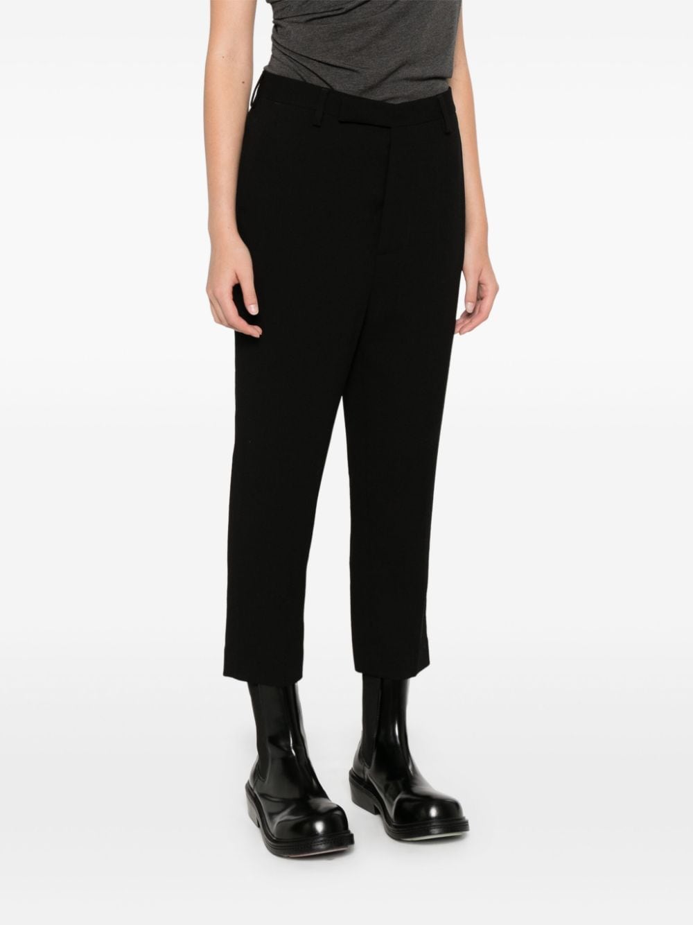 Shop Rick Owens Astaires Trousers In Black