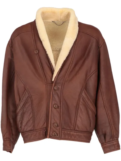 A.N.G.E.L.O. Vintage Cult 1980s pre-owned leather bomber jacket