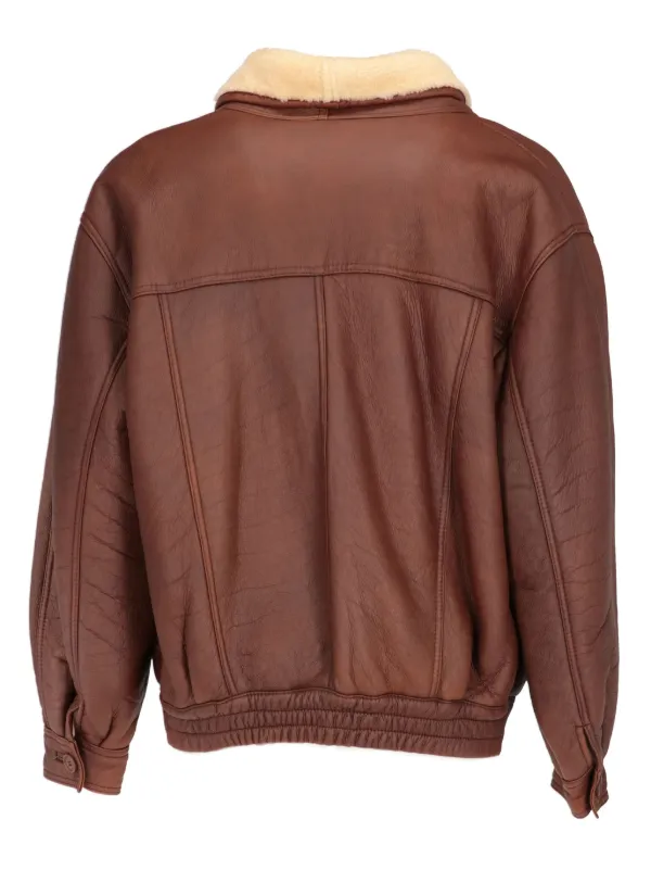 A.N.G.E.L.O. Vintage Cult 1980s pre-owned Leather Bomber Jacket
