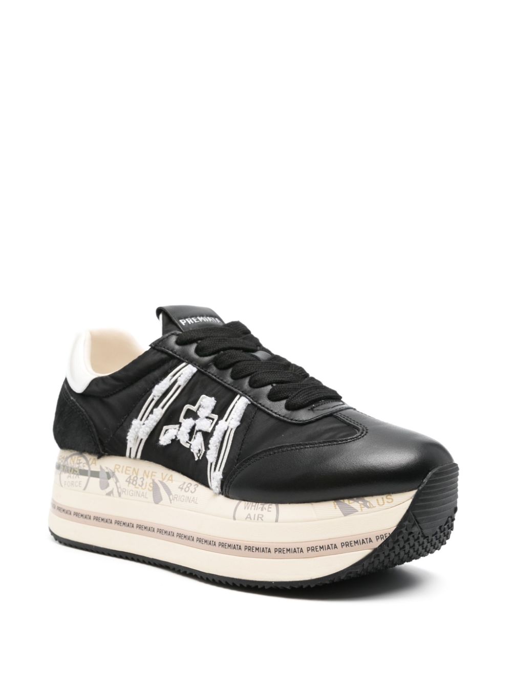 Premiata Beth sneakers - Zwart