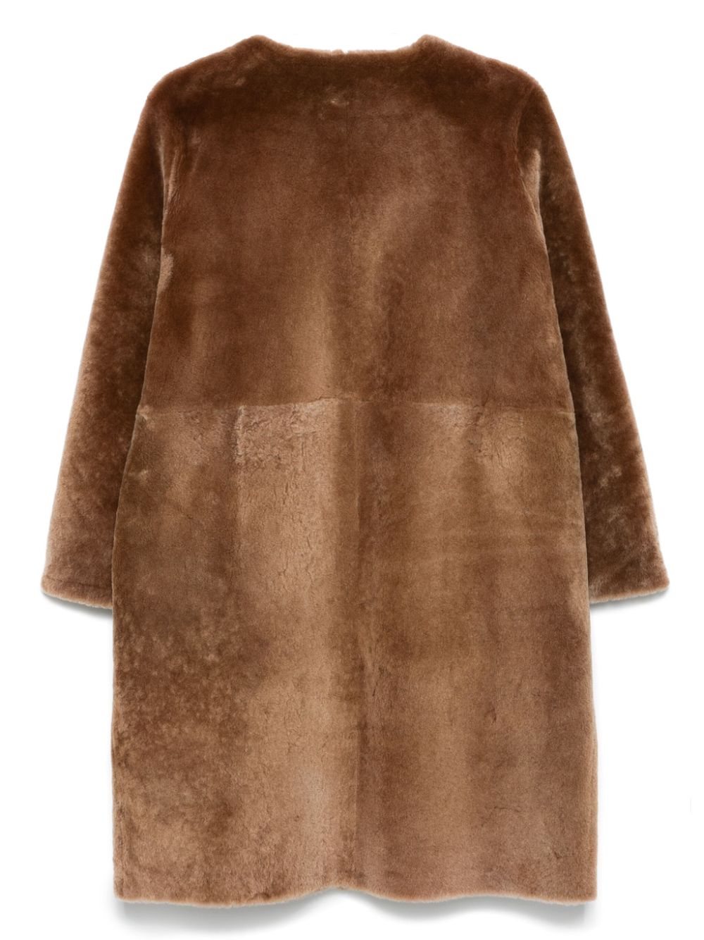 Manzoni 24 Lammy coat - Bruin