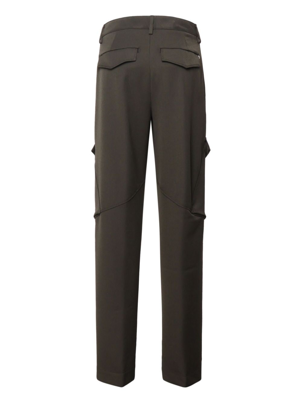 DONDUP cotton-poplin straight-leg trousers - Bruin