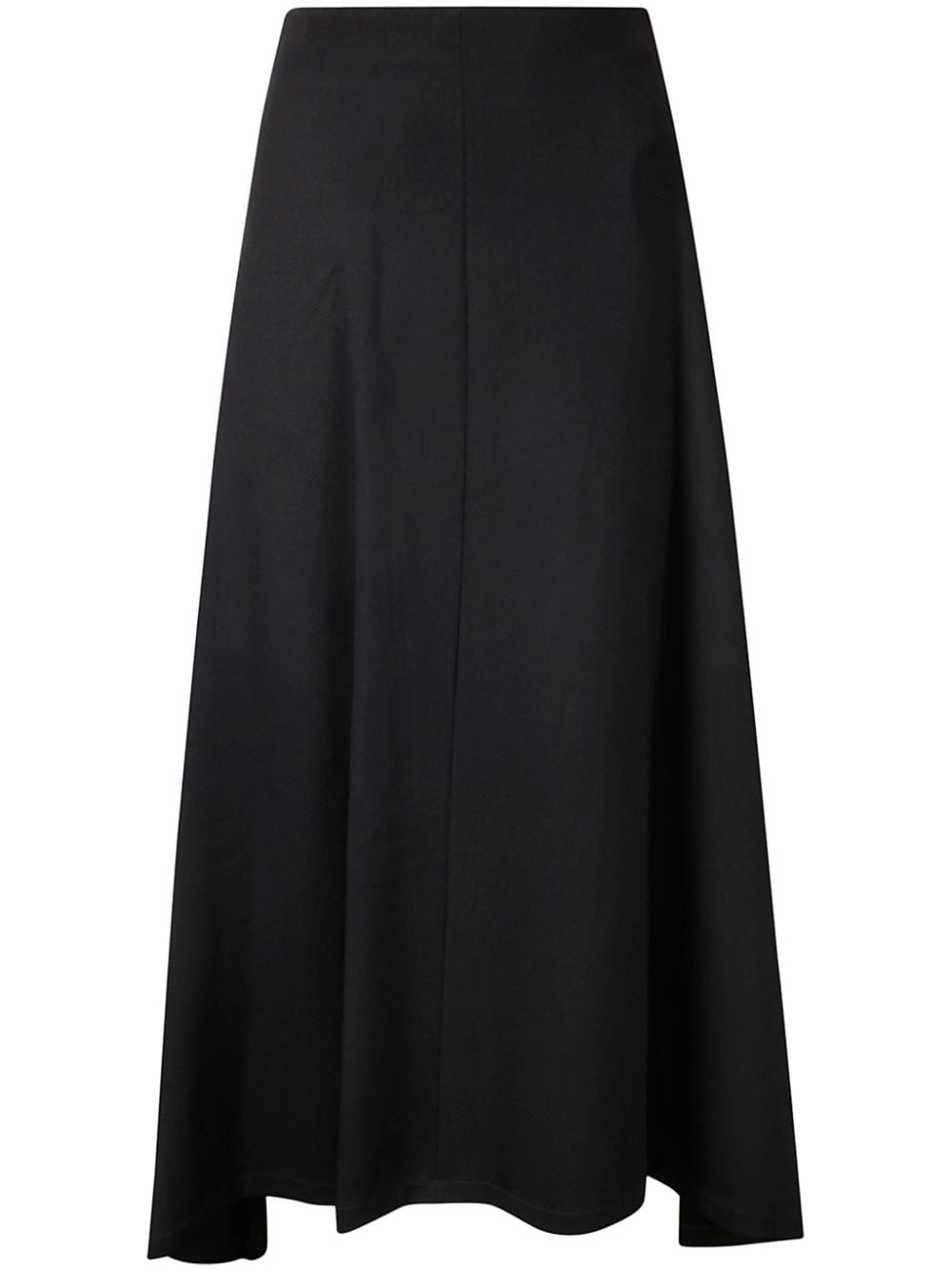 Stefano Mortari twill A-line skirt – Black