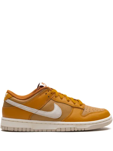 Nike Dunk Low "Monarch/Flax/Dark Russet/Light Orewood Brown" sneakers