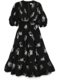 ZIMMERMANN pleated midi dress - Black
