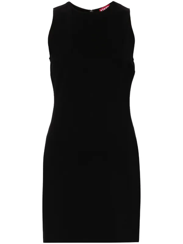STAUD Mercer Mini Dress | Black | FARFETCH ID