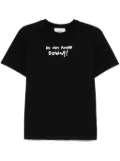 Coperni slogan-print T-shirt - Black
