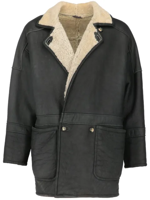 A.N.G.E.L.O. Vintage Cult Cappotto con bordo in shearling Pre-owned anni '90